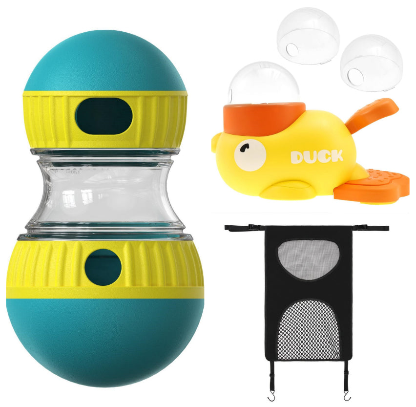 Interactive Dog Puzzle Toy | Slow Feeder Food Dispensing Ball