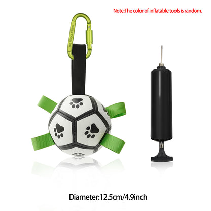 Interactive Dog Soccer Ball | Inflatable Training Toy for Large Dogs