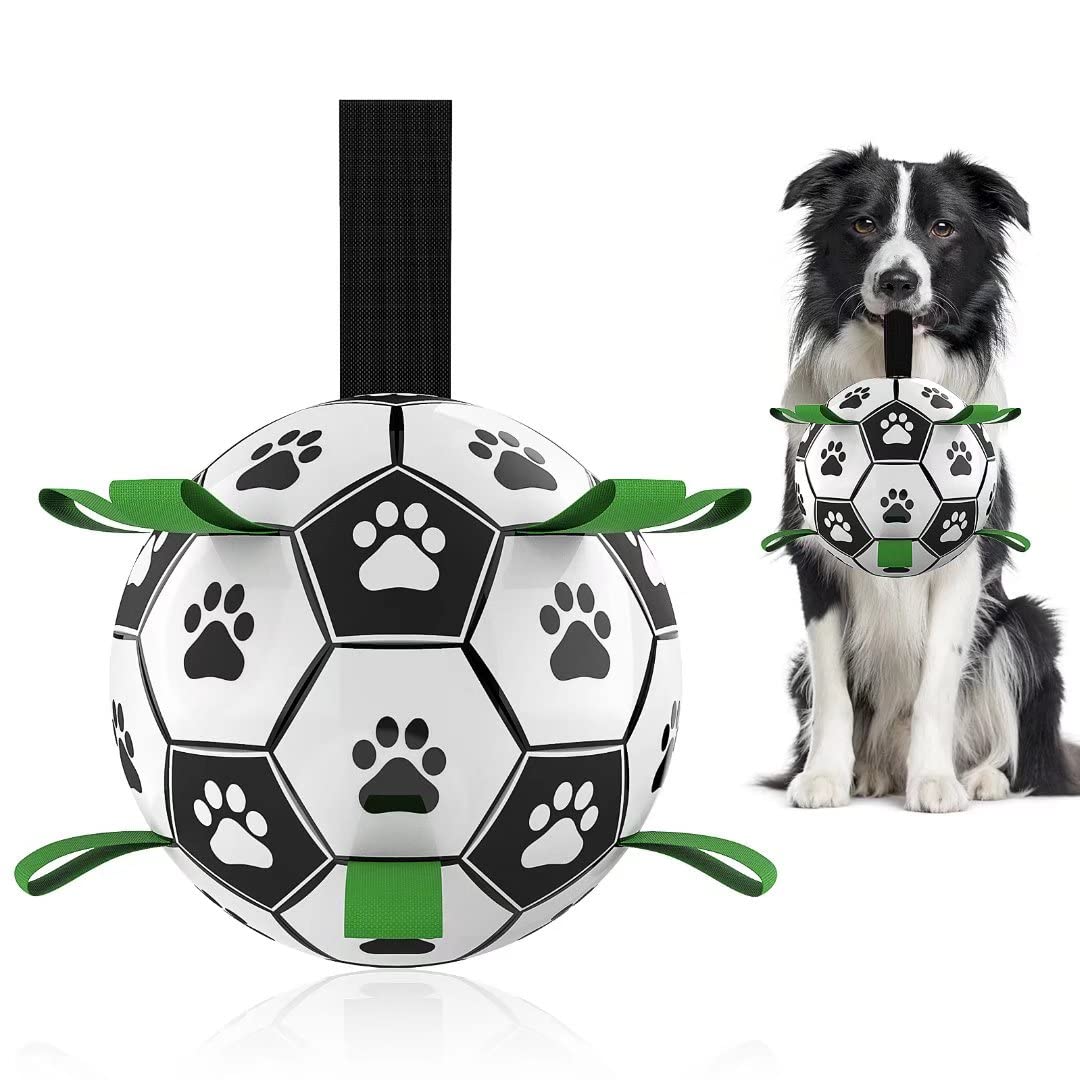 Interactive Dog Soccer Ball | Inflatable Training Toy for Large Dogs
