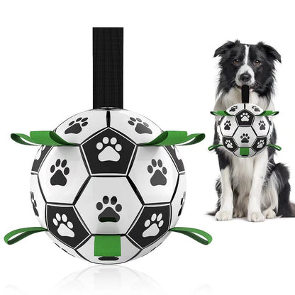 Interactive Dog Soccer Ball | Inflatable Training Toy for Large Dogs