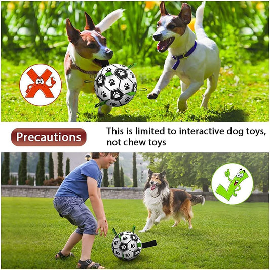 Interactive Dog Soccer Ball | Inflatable Training Toy for Large Dogs