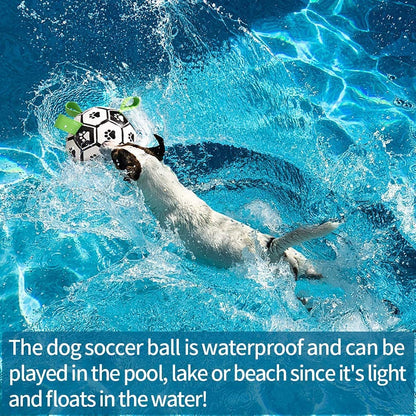 Interactive Dog Soccer Ball | Inflatable Training Toy for Large Dogs
