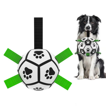 Interactive Dog Soccer Ball | Inflatable Training Toy for Large Dogs