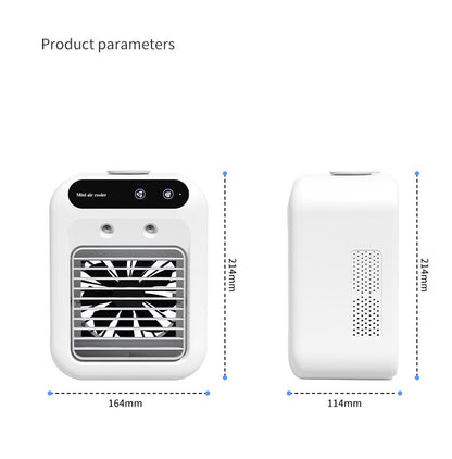 Portable Air Conditioner Fan with Water Cooling for Room, Office & Car