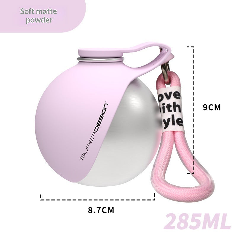 Portable Dog Water Bottle | Stainless Steel Pet Travel Bowl