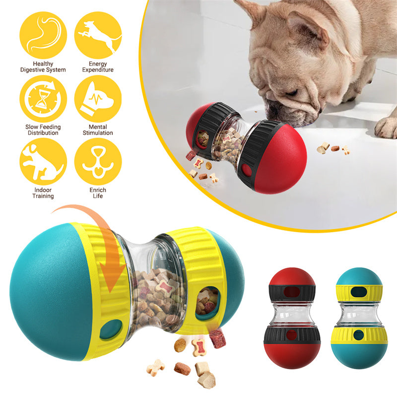 Interactive Dog Puzzle Toy | Slow Feeder Food Dispensing Ball