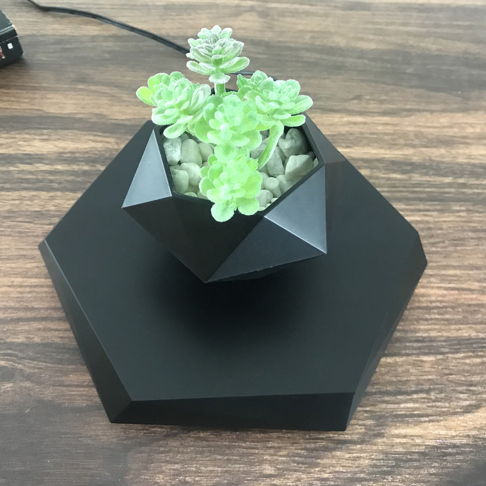 Floating Magnetic Flower Pot – Levitating Plant Holder for Desk