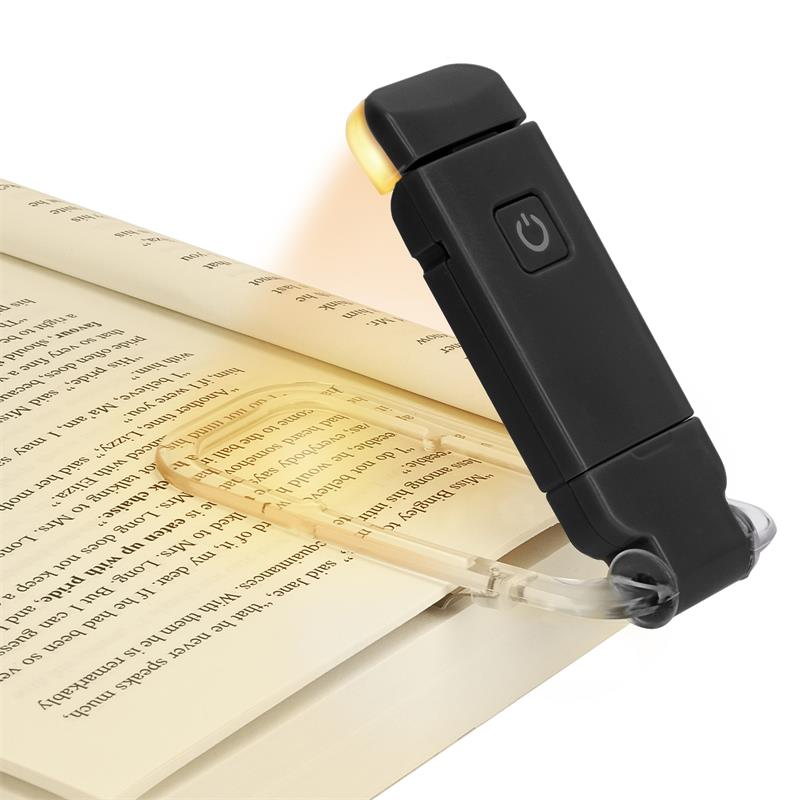 LED USB Rechargeable Book Light – Adjustable Clip Reading Lamp