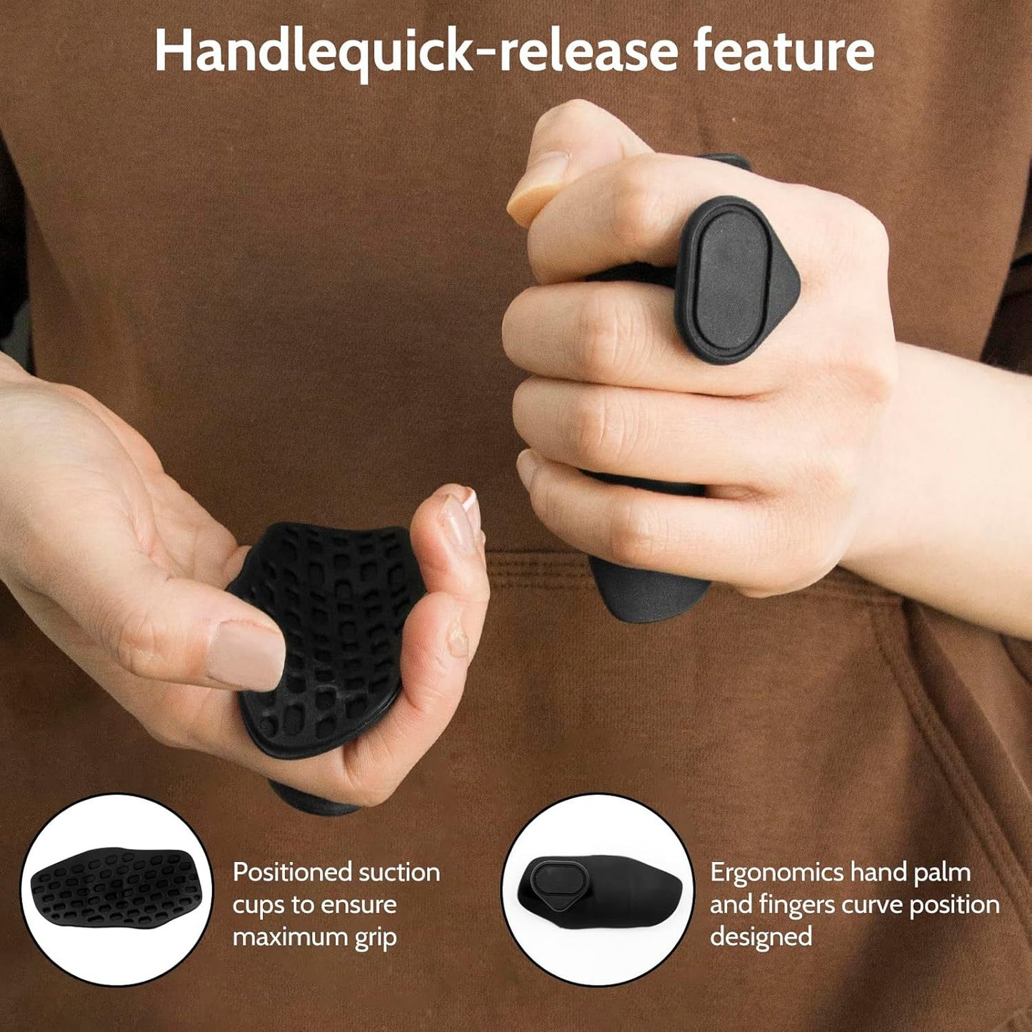 Fashion Solid Color Finger Workout Spring Grip