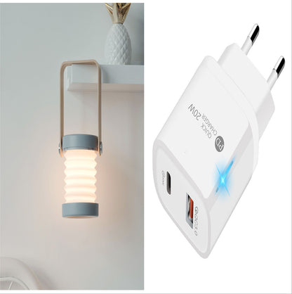 Touch Control Foldable LED Lamp – Portable Night Light