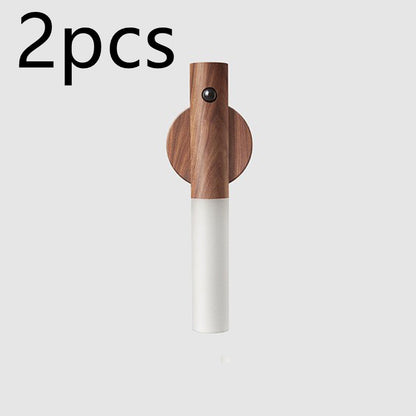 Auto LED USB Magnetic Wireless Night Light Corridors Porch Lights PIR Motion Sensor Wall Light Cabinet Lamp