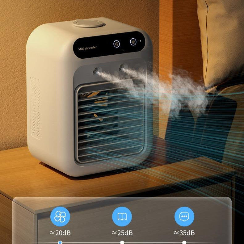 Portable Air Conditioner Fan with Water Cooling for Room, Office & Car