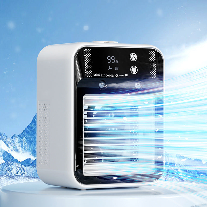 Portable Air Conditioner Fan with Water Cooling for Room, Office & Car
