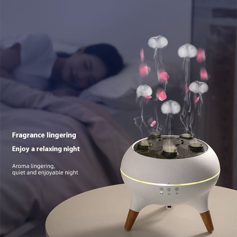 Jellyfish Ultrasonic Air Humidifier – Remote Control Aroma Diffuser