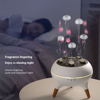 Jellyfish Ultrasonic Air Humidifier – Remote Control Aroma Diffuser