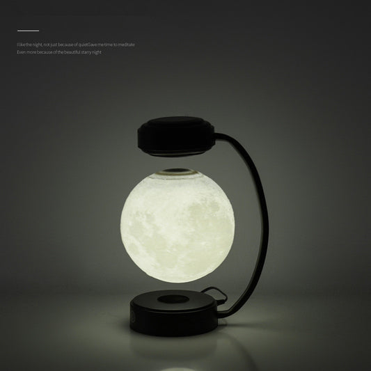 Magnetic Floating Moon Lamp – 3D LED Rotating Night Light