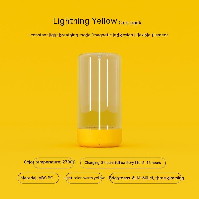 Portable LED Camping Light – Type-C Rechargeable Outdoor Lantern