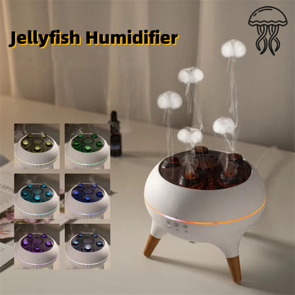 Jellyfish Ultrasonic Air Humidifier – Remote Control Aroma Diffuser