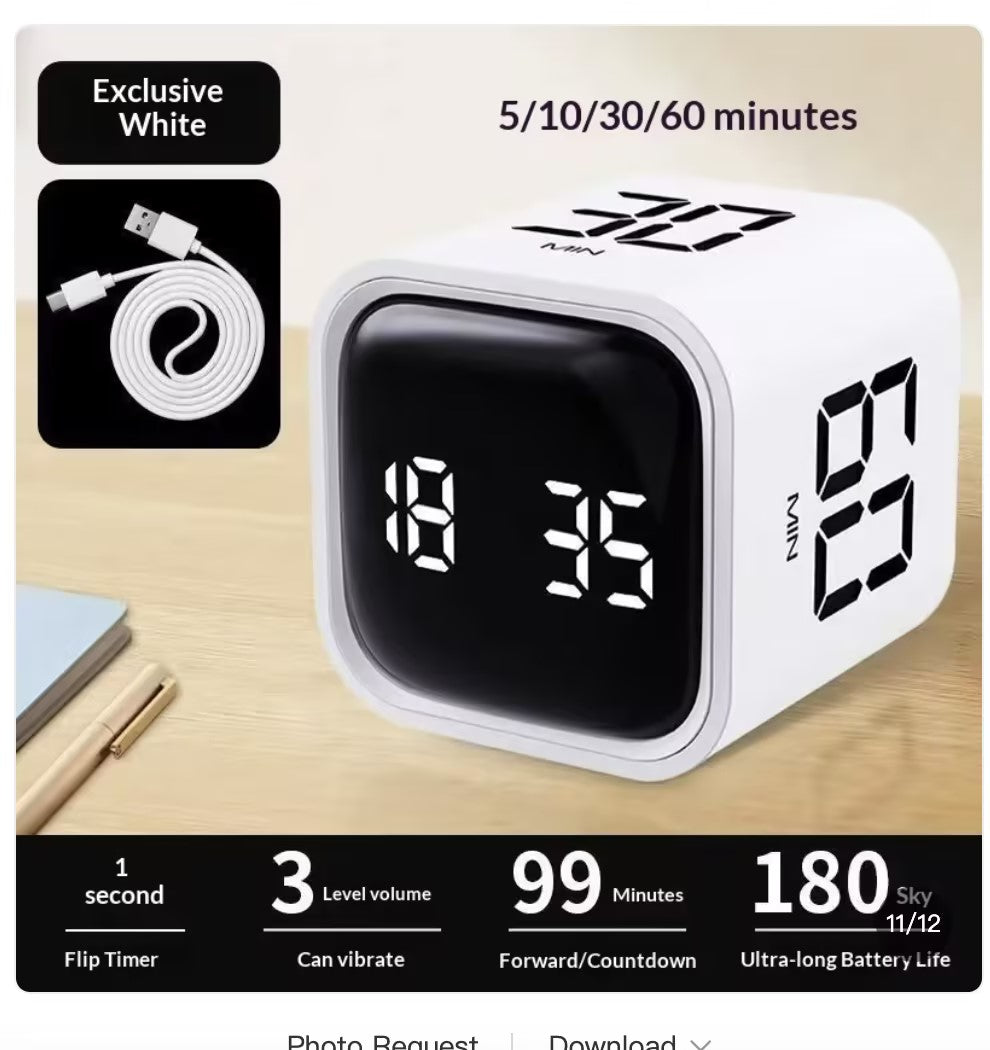 Visual Timer Charging Mute Customizable