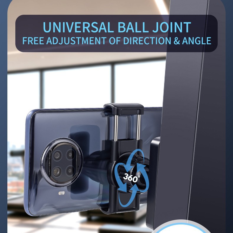 Portable Strong-Magnet Ball-Head Base Phone Stand For The Gym