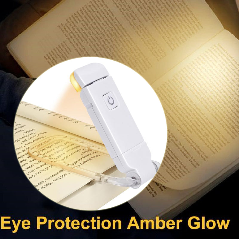 LED USB Rechargeable Book Light – Adjustable Clip Reading Lamp