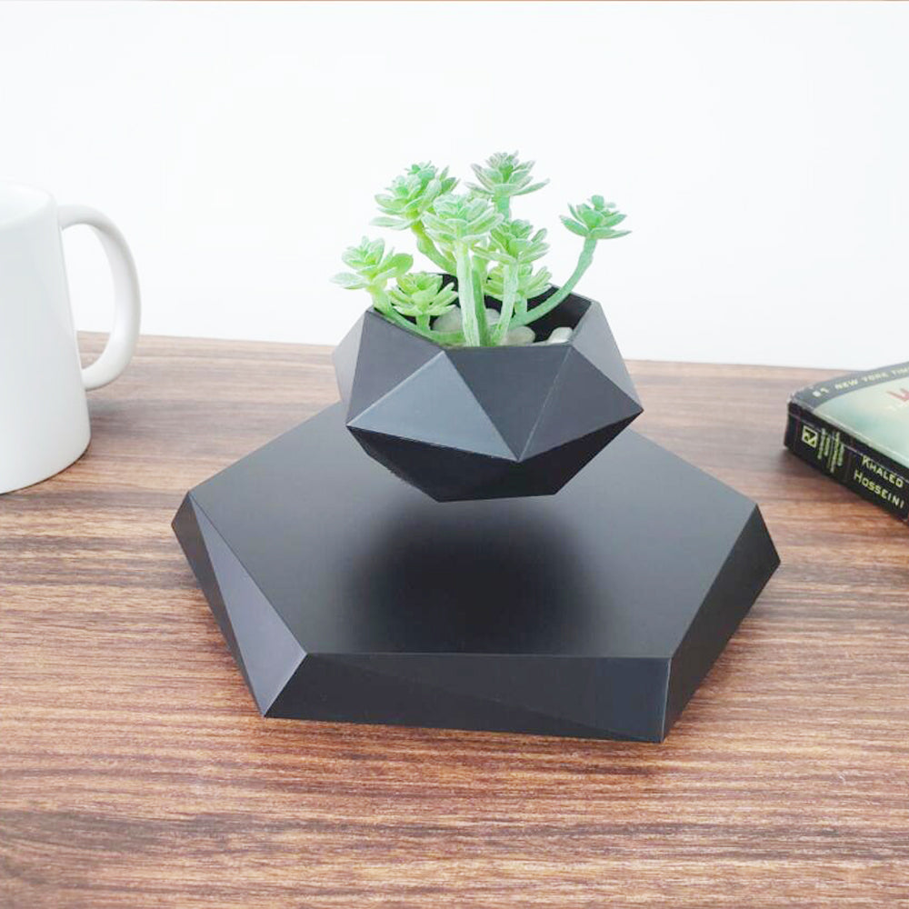 Floating Magnetic Flower Pot – Levitating Plant Holder for Desk