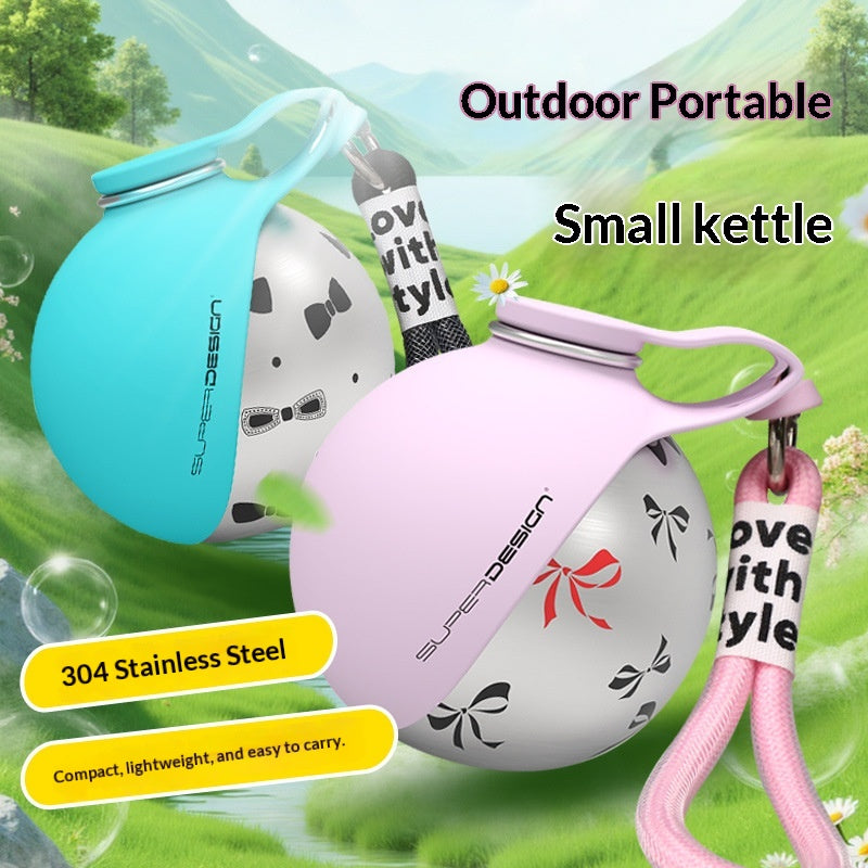 Portable Dog Water Bottle | Stainless Steel Pet Travel Bowl