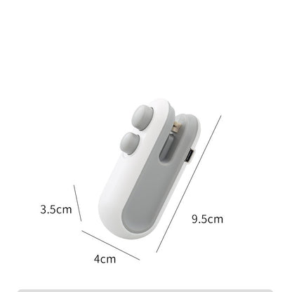Portable Chip Bag Sealer with Vacuum Function – USB Rechargeable